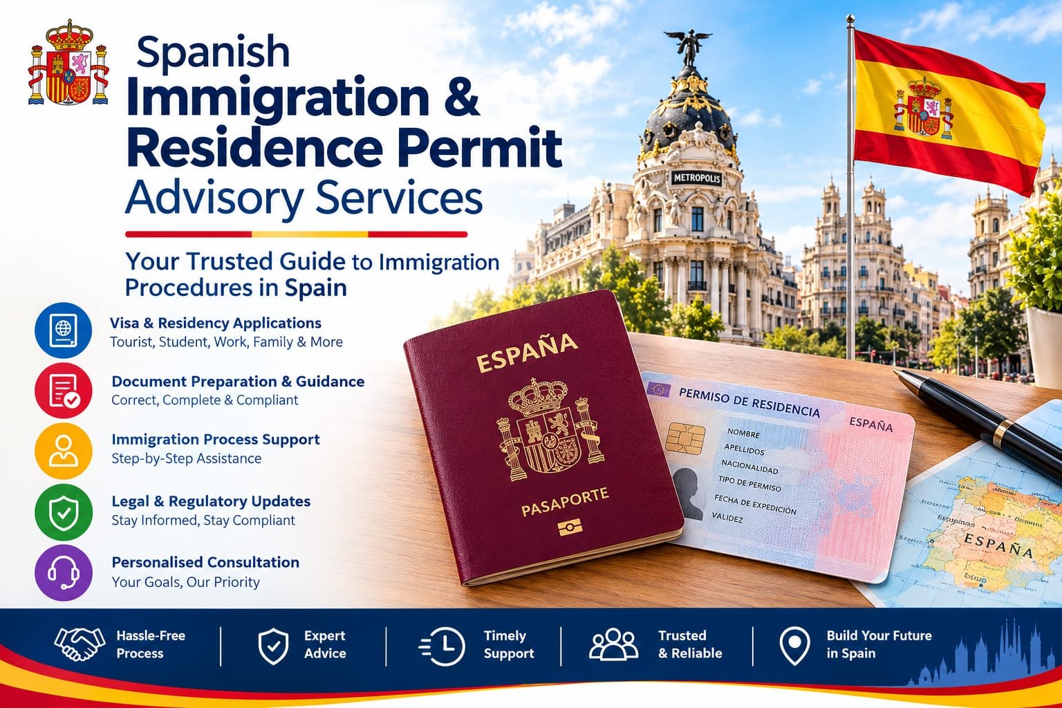 Spanish Immigration & Residence Permit Advisory Services